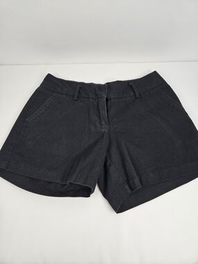 J.Crew Women's Black Casual Cotton Shorts